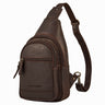 "Torino" Stylish Sling Bag Masculina em Couro Crossbody para Tablet 8,3 Polegadas