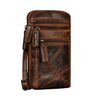"Mikael" 3-em-1 Bolsa Masculina de Couro Crossbody e Cinto