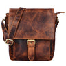 B-WARE "Nevio" saco de ombro de couro para homem