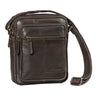 "Lorenzo" Bolsa Masculina de Couro Pequena para Tablet 8"