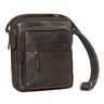 "Ivano" Bolsa Masculina Pequena Couro para Tablet 10,9"