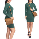 Schultertasche Leder Damen klein