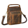 "Nomad" Bolsa Tiracolo Masculina Couro Pequena