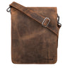 STILORD "Oxford" mala tiracolo vintage couro homem pele média vertical DIN A4