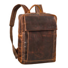 16 Zoll Laptop Rucksack Braun Leder