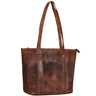 “Svea” Bolsa Shopper de Couro Elegante para Mulher Médio para Laptop de 14 Polegadas