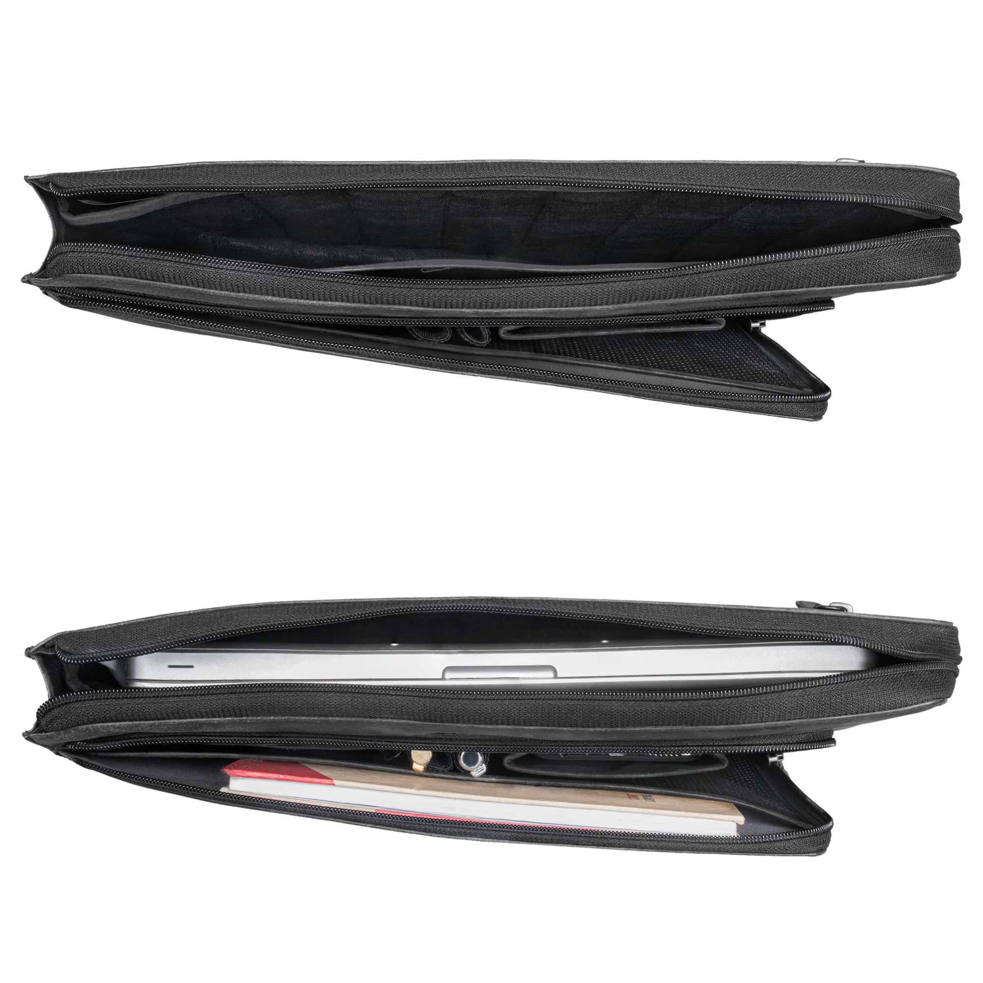 Herren Laptoptasche leder Damen schwarz