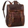 "Gian" Mochila de Couro Masculina e Feminina – Ideal para Laptops de até 16"