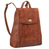 "Victoria II" Mochila de Couro Vintage Senhora