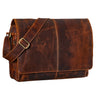 "Alex" Bolsa Vintage de Couro – Pasta Executiva Masculina e Feminina