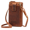 "Nelly" Carteira De Couro Com Bolso Para Telemóvel 3-em-1 Bolsa