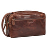 "Gaius" Necessaire de Viagem Masculino em Couro Legítimo