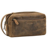 "Gaius" Necessaire de Viagem Masculino em Couro Legítimo
