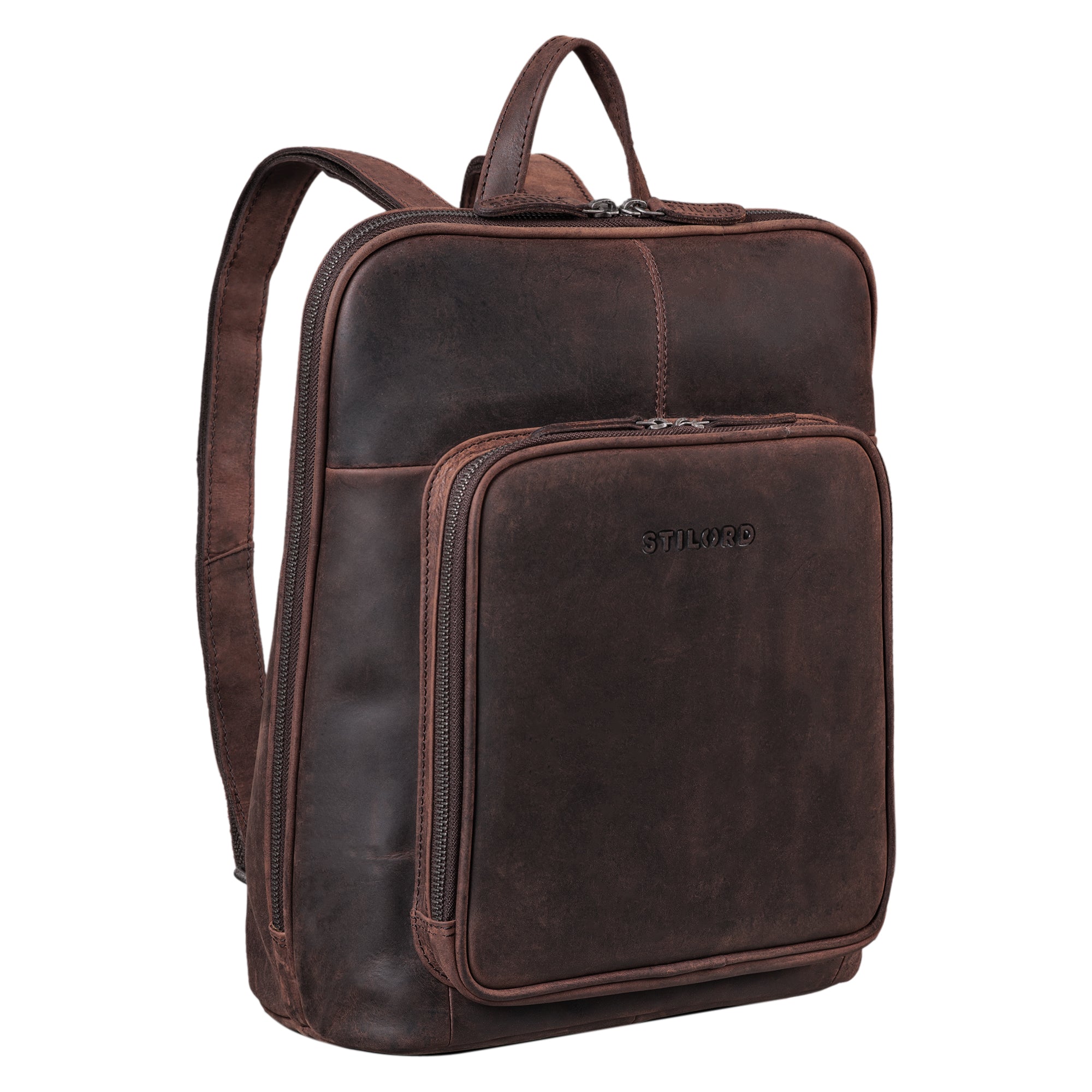 rucksack braun leder