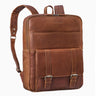 "Edwin" Mochila Vintage de Negócios em Couro para Homem para Laptop 15,6–16"