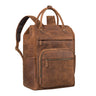 "Wendelin" Mochila de couro premium para portátil