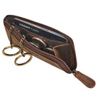 leder organizer schlüssel braun