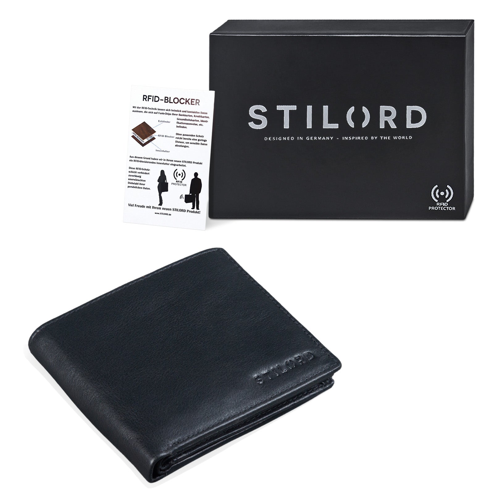 RFID LEder Portemonnaie Geschenkxox