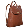 "Victoria II" Mochila de Couro Vintage Senhora