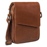 „Fridolin“ Bolsa De Couro Masculina Pequena Vintage Para Ombro