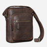 "Joao" Bolsa Tiracolo Vintage Masculina Pequena em Couro para Tablet de 10 Polegadas