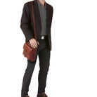 Herrentasche Leder klein