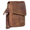 „Fridolin“ Bolsa De Couro Masculina Pequena Vintage Para Ombro