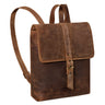 Leder Damen City Rucksack