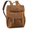 "Gian" Mochila de Couro Masculina e Feminina – Ideal para Laptops de até 16"