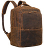 "Thomas" mochila de couro portátil de 17 polegadas