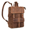 "Franka" mochila couro pequena vintage